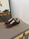 Maison Margiela Suede-Panels Sneakers – Brown Calf Leather & Suede (Men’s)