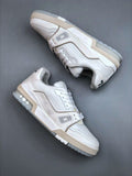 Louis Vuitton Trainer #54 Signature White Grey