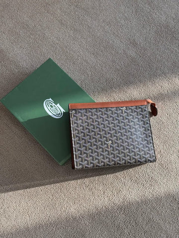 Goyard Conti Pouch '' Burgundy''